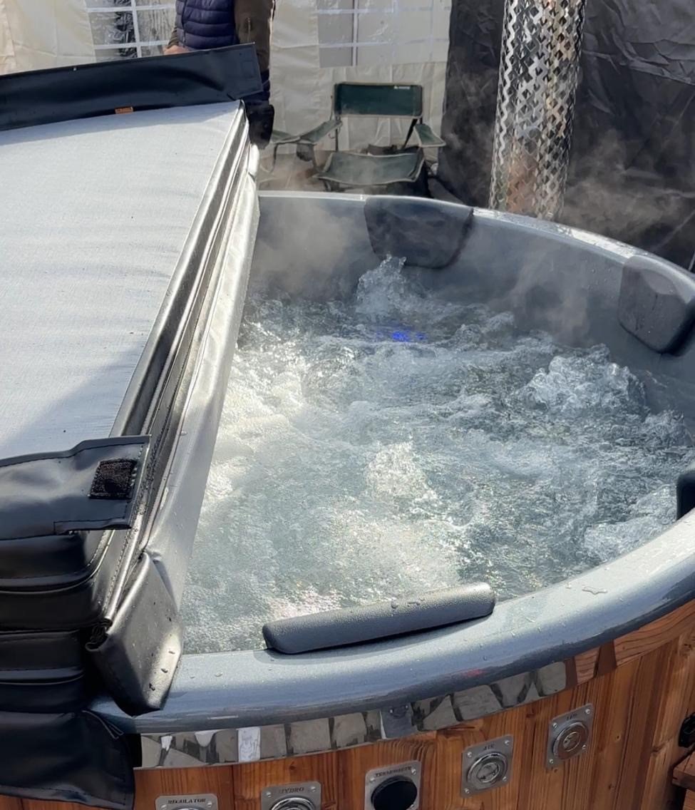 Schodki do bali ogrodowej