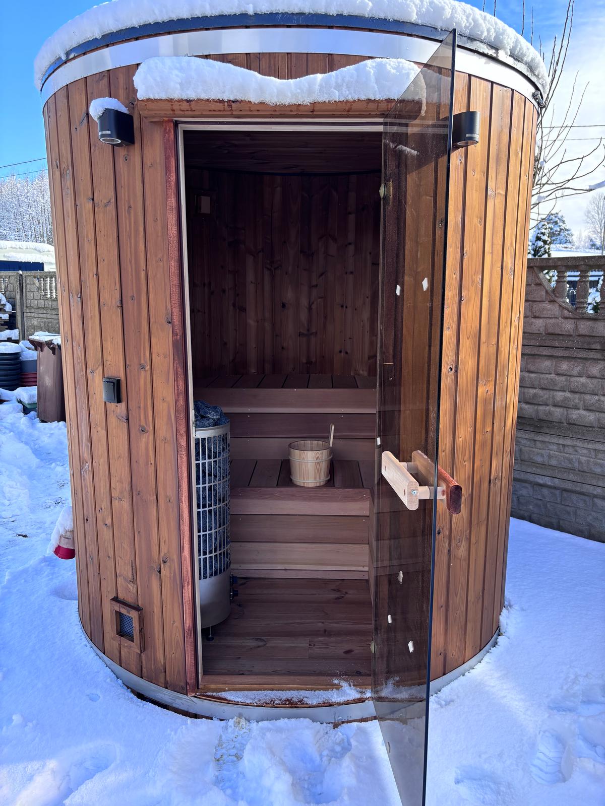 Sauna ogrodowa Thermo Świerk – piec Mondex