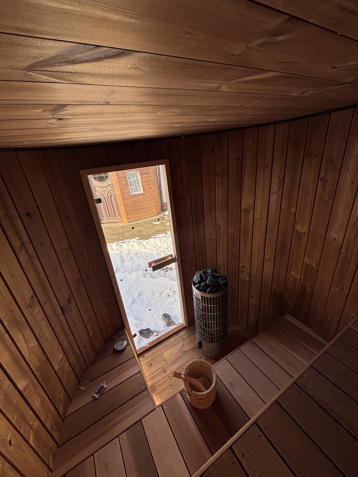 Dach i detale – sauna Thermo Świerk